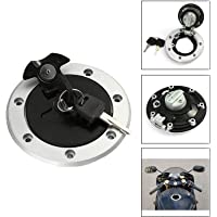 Artudatech Moto Tapón del Depósito de Combustible- Tapa del Tanque de Combustible Cerradura con Llaves Fuel Tank Cap…